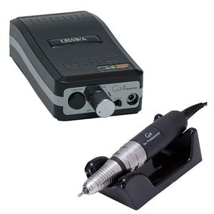 [Upower] G3 Professional Nail Drill Machine 20000 RPM Electric File for Nails Rechargeable Portable Nail Machine Low Noise &amp Low Vibration (Made in Japan) Produced by URAWA Corp. [Black]