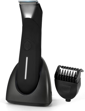 Manscaper for Men Groin Trimmer for Men and Women Body Hair Trimmer and Ball Trimmer with Light Pubic Hair Shaver Manscape Kit 7 Precisions Waterproof Wet / Dry Grooming 240 Minutes Shaving