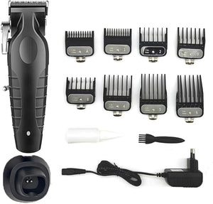 Self-Cut System Hair Clipper for Men - Professional Raptor Cordless Barber Clippers &amp Hair Trimmer for Men - 210 Min Runtime - 7500 RPM Brushless Motor - DLC Taper Blade - For Personal and Salon U