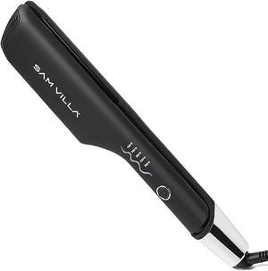 Sam Villa Pro Results Double-Barrel Hair Waver Iron with Variable Temperature Settings 1 Count (Pack of 1)