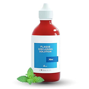 Disclosing Solution for Teeth 4 oz.- Mint Flavor Safe for Kids and Adult Plaque Disclosing Mouthwash Easy to Use Effective Alternative to Dental Disclosing Tablets