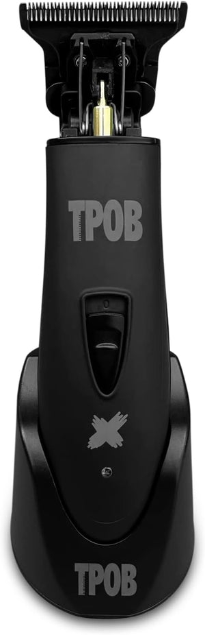 TPOB Ghost X Beard Trimmer Hair Clippers for Men Professional Hair T-Blade Trimmer Cordless Rechargeable Edgers Clippers Electric Beard Shaver (Ghost X Blackout)