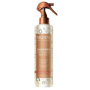 Mizani Style Shifter Society Coco Dew Curl (P)restyling Spray - For Curly &amp Coily Natural Hair Moisturizing &amp Defining With Anti-Frizz Formula Soft Hold