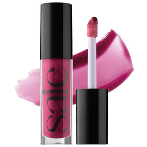 Saie Glossybounce - Hydrating Lip Gloss and Tinted Lip Oil Hybrid with Hyaluronic Acid &amp; Jojoba Oil for Non-Sticky, Ultra-Shiny, Plump &amp; Soft Lips - Everyday Makeup Essential - Dream (.17 oz)