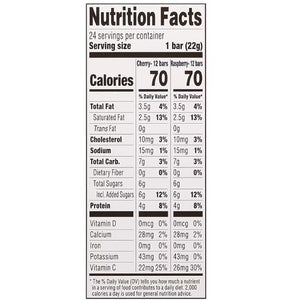 Greek Cherry Raspberry Yogurt Bars Mini Bars Pack 24 pk./0.78 oz.