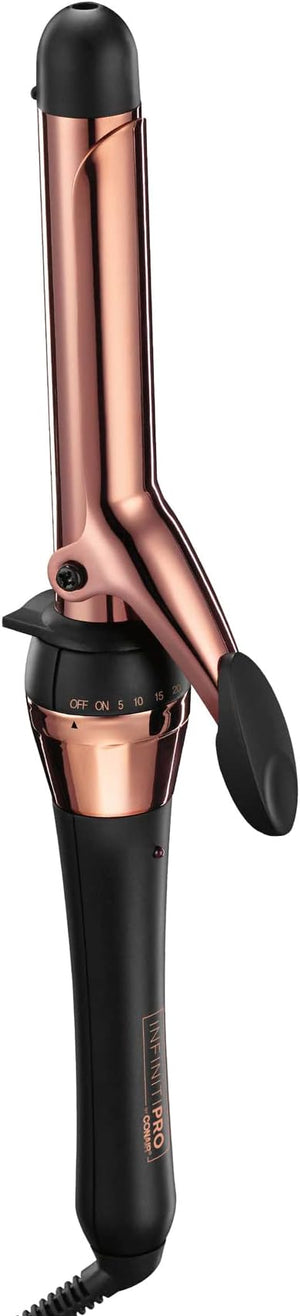 CONAIR INFINITIPRO Rose Gold Titanium 1-Inch Curling Iron 1-inch barrel produces classic curls ? for use on short medium and long hair