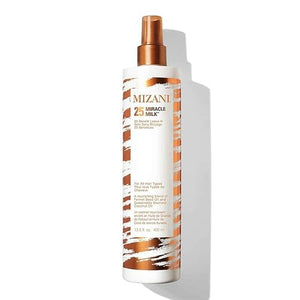 Mizani 25 Benefit Miracle Milk Leave in Conditioner - Heat Protectant &amp Detangler Spray With Coconut Oil For Frizzy &amp Curly Hair