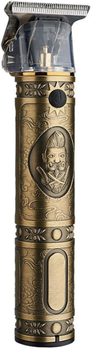 1Set USB Charging Hair Clipper for Professional Haircuts Trimmer for Home Barbershop Durable Bronze Design Easy to Use Hair Cutting Tool