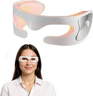 LED Red Light Therapy Eye Mask 3 Modes with Vibration for Anti-Aging &amp Dark Circles