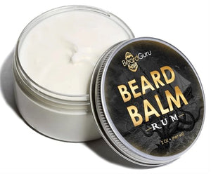 Beard Rum Balm Smoothes And Softens Hair Helps Shape/Tame Unruly Beard Hair Removes Beard Itch Eliminates Frizziness Gives Your Beard a Non Greasy Finished Look Net Weight: 2 fl.oz. / 60 ml