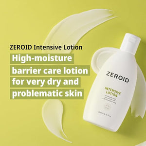ZEROID | Intensive Lotion | Korean Body Care Moisturizer | Hand and Body Cream for Women and Men | Body Lotion for Dry and Sensitive Skin | Moisturizer for Extremely Dry Skin | 6.76 fl oz (200ml)