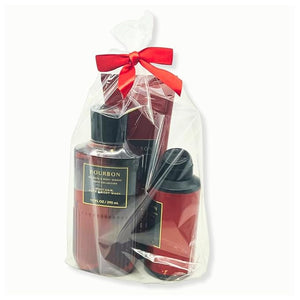Bath &amp Body Works Bourbon for Men 3pc Gift Pack - Holiday - Wash Cream Spray