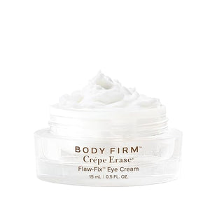 BODY FIRM Crepe Erase Flaw-Fix Eye Cream Anti-Aging Wrinkle Cream Supports Puffiness Dark Circles Wrinkles Crepe Skin &amp Fine Lines Tired Eyes Citrus 0.5 fl oz