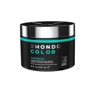 XMONDO Color Turquoise Depositing Mask &amp Semi-Permanent Turquoise Dye | Infused with Bond Booster Technology &amp Hyaluronic Acid for Nourishment Revitalization &amp Repair Vegan Formula 8 Fl