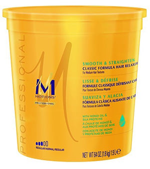 Motions Professional Smooth &amp Straighten Hair Relaxer - Regular 64 oz. (Pack of 4)