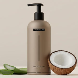 HygieneLab Conditioner for Men- EWG Verified Best Men's Conditioner for all Hair Types Unscented - Sulfate and Paraben Free Lightweight Hydrating and Softening Formula 10 fl oz