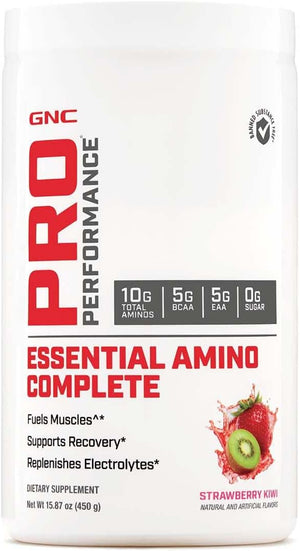 GNC Pro Performance Essential Amino Complete Strawberry Kiwi 15.87 oz. Supports Muscle Recovery