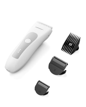 MANSPOT LADYSPOT¢â Hair Finishing Trimmer Electric Shaver for Women, Women Shaving Sets, with 3 Guard and Replaceable Ceramic Blade Heads, LADYSPOT¢â Pubic Hair Trimmer Kit Sets-(White)