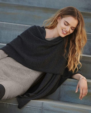 Moss Rose Women's Shawl Wrap Poncho Ruana Cape Open Front Cardigan Shawls for Fall Winter