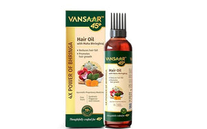Vansaar.. 45+ Hair Oil- 200ml | With Maha Bhringhraj | Clinically Proven to Reduce Hair Fall &amp Increase Hair Growth | 26 Ayurvedic Herbs Slow Cooked in Tel Pak Vidhi