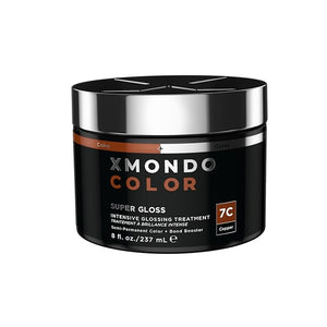 XMONDO Color Copper Color Depositing Mask &amp Semi-Permanent Hair Dye Super Gloss Infused with Bond Boosters for Nourishment Revitalize &amp Repair Vegan Formula 8 Fl Oz