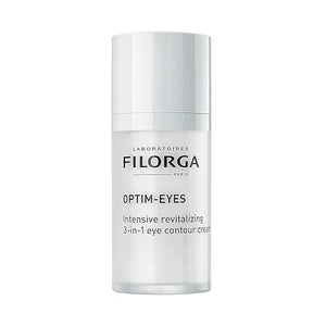Filorga Optim-Eyes Eye Cream, Revitalizing 3-in-1 Skin Treatment for Rapid Reduction of Dark Circles, Wrinkles &amp; Puffiness Around the Eyes, 0.5 fl. oz.
