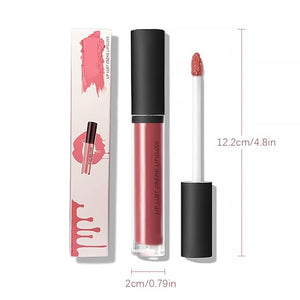 12 Color Cream Lip Gloss Lipstick Portable,Upgraded Waterproof Long-Lasting Moisturizing Lip Lipsticks for Daily Use,Non-Stick to Cup Natural Lipsticks for Home Travel Women (11)
