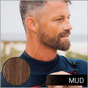 VOLT Grooming Temporary Instant Beard Color Single Pack - Quick Drying Plant Based Hypoallergenic Brush on Color for Beards Mustaches and Eyebrows- 0.35 Fl Oz (10 ml) Mud (Brown)