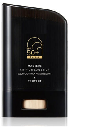 Masters Air Rich Sun Stick SPF50+ PA++++ 22g Lightweight Non-Greasy Sun Stick for Face Water-Resistant Pack of 1