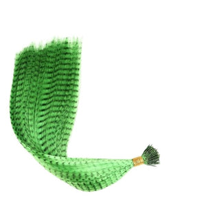 Synthetic Colored Faux Feather Hair Extensions 16 10 Strands/Pack Women's Heat Resistant Fiber Wig Accessories(10-10 Strands-Pack)