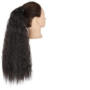 Hair Chignon Set Of 1 Synthetic Messy Bun Curly Wavy Wig Wraparound Ponytail Extensions Bun Hair Accessories for Women Hair Pieces For Women(Q19-2)