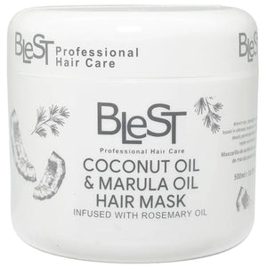 Professional Coconut Oil &amp extract of mrula plant. Hair Mask with Rosemary 500ml Salon-Quality Treatment for Damaged Hair. Hair Salon Beauty Salon