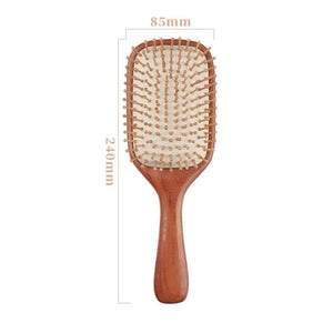 NALoRa Women Wood Massage Hairbrush Scalp Massagers Air Cushion Hair Combs Massage Tools Hair Brushes Hair Styling Appliances