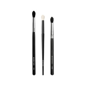 Morphe Crease Blending Eyeshadow Brush Trio - Eyeshadow Brush Set for Blending Precision and Definition - Includes M330 M139 &amp M506 - For Cream or Powder Formulas (3 Count)