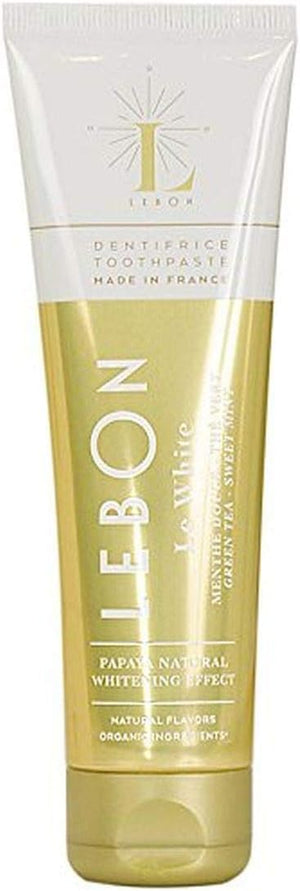 Lebon Le White (Sweet Mint + Green Tea) Organic Toothpaste 75 ml