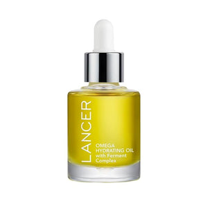 Lancer Skincare Omega Hydrating Oil with Ferment Complex Daily Facial-Oil Moisturizer Serum with Turmeric 1 Fluid Ounce