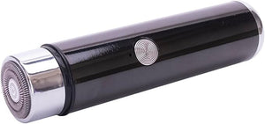 Mad Man Portable Electric Mini Shaver - 5 O'Clock Shadow Remover USB Rechargeable Travel Rotary Razor for Men - Compact &amp Cordless Personal Grooming Tool - Gunmetal Grey