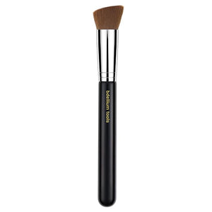 Bdellium Tools Professional Makeup Brush - Maestro Series 956 Slanted Precision Kabuki - With Soft Synthetic Fibers For Perfect Complexion (Black 1pc)