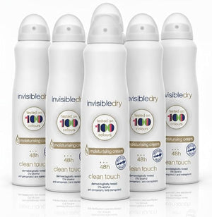 250ml Invisible Dry Body Spray Anti-Perspirant 6 Pack