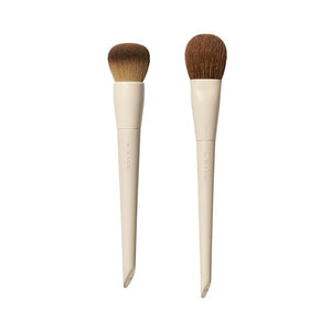 Morphe x Ariel Sunkissed Skin Duo - Makeup Brush Set Including A24 Signature Foundation &amp A58 Cream Contour Brushes - Professional Makeup Tools for Flawless Blending &amp Sculpting (2 Piece Set)