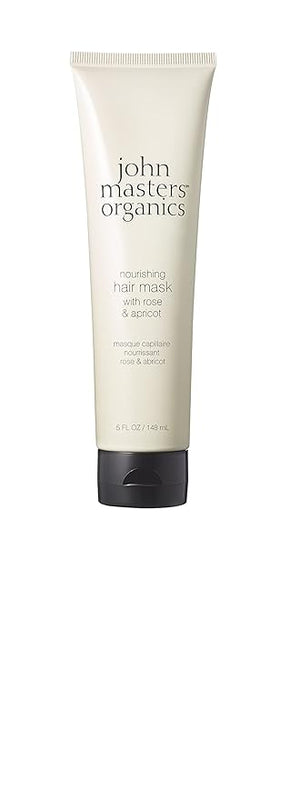 John Masters Organics ? Nourishing Hair Mask | Rose and Apricot | Deep Conditioning Hair Mask | Scalp Treatment | Avocado | Silicone &amp Paraben Free | Cruelty Free| Haircare for Men &amp Women (5