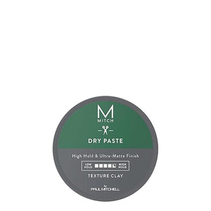 MITCH by Paul Mitchell Dry Paste Texture Clay for Men High Hold Ultra-Matte Finish For All Hair Types