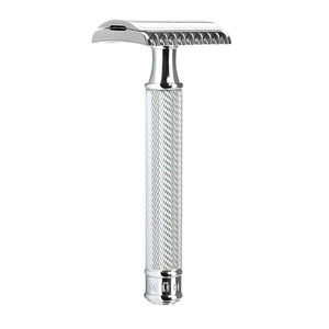 M?HLE TRADITIONAL R41 Double Edge Safety Razor (Open Comb) For Men - Perfect for Every Day Use Barbershop Quality Close Smooth Shave