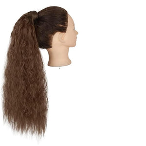 Hair Chignon Set Of 1 Synthetic Messy Bun Curly Wavy Wig Wraparound Ponytail Extensions Bun Hair Accessories for Women Hair Pieces For Women(Q19-8)