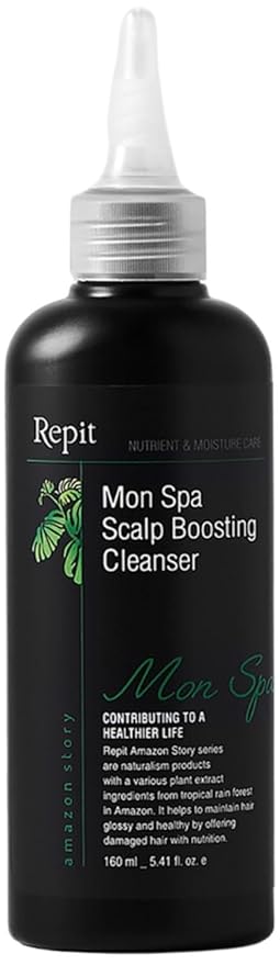 Repit Scalp Boosting Cleanser with Chlorophyll Tea Tree &amp Rosemary ? Removes Buildup &amp Impurities Deep Cooling &amp Renewing Effects ? Best for Dandruff Itchy Scalp | RepitUSA