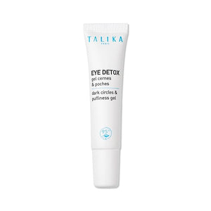 Talika Eye Detox Gel - Dark Circles &amp Puffiness Gel Quick-Absorbing Eye Care New Caffeinated Blend Depuffing Brightening Instantly Awakened Eye Contour Anti-Dark Circles 0.33 Oz