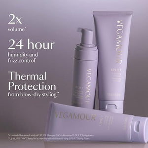 UPLIFT Volumizing Styling Foam, For fine, flat &amp; thinning hair, Provides Volume &amp; Resists Humidity, Non Sticky Formula, Bouncy Soft Hair