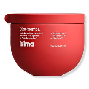 Triple Repair Peptide Hair Mask - Smooths Softens Hydrates &amp Nourishes Frizz Control For All Hair Types &amp Textures - 8.5 oz