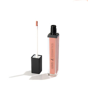 Juwel Cosmetics Luminizing Lip Gloss ? Hydrating &amp; Moisturizing for Dry Lips with Beeswax, Castor Oil &amp; Vitamin E, Smooth Finish Tinted Lip Gloss for Women, Vegan, Tease