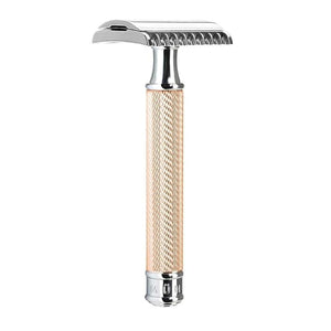 M?HLE TRADITIONAL R41 Double Edge Safety Razor (Open Comb) For Men - Perfect for Every Day Use, Barbershop Quality Close Smooth Shave